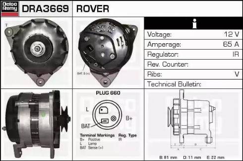 Remy DRA3669 - Alternatore autozon.pro