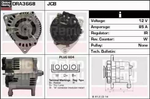 Remy DRA3668 - Alternatore autozon.pro