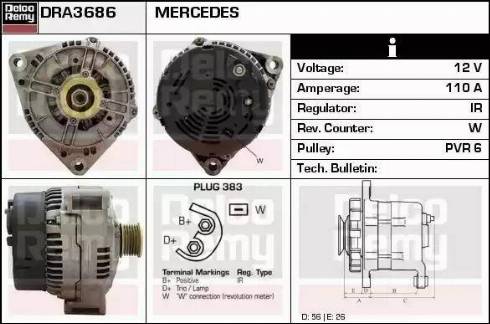 Remy DRA3686 - Alternatore autozon.pro