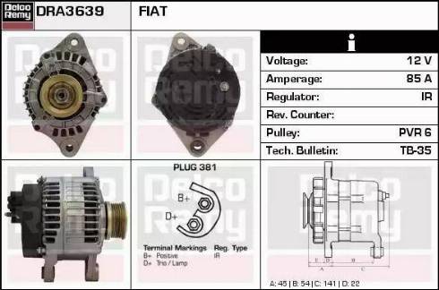 Remy DRA3639 - Alternatore autozon.pro