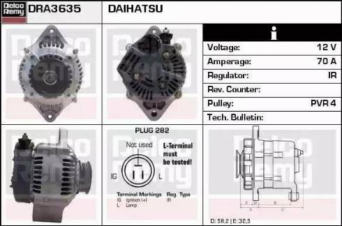 Remy DRA3635 - Alternatore autozon.pro