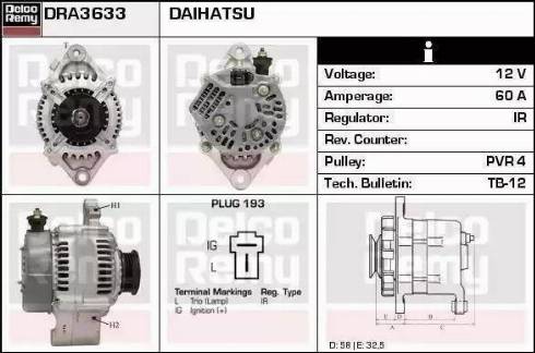 Remy DRA3425 - Alternatore autozon.pro