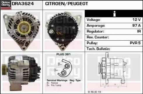 Remy DRA3624 - Alternatore autozon.pro