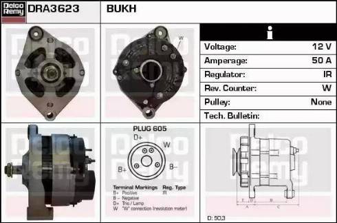 Remy DRA3623 - Alternatore autozon.pro