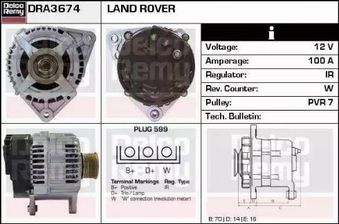 Remy DRA3674 - Alternatore autozon.pro