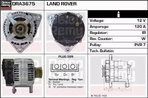 Remy DRA3675 - Alternatore autozon.pro