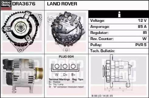 Remy DRA3676 - Alternatore autozon.pro