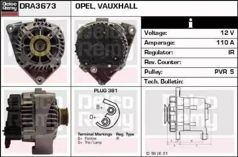 Remy DRA3673 - Alternatore autozon.pro