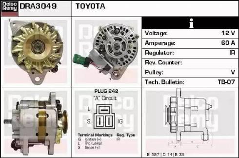 Remy DRA3049 - Alternatore autozon.pro