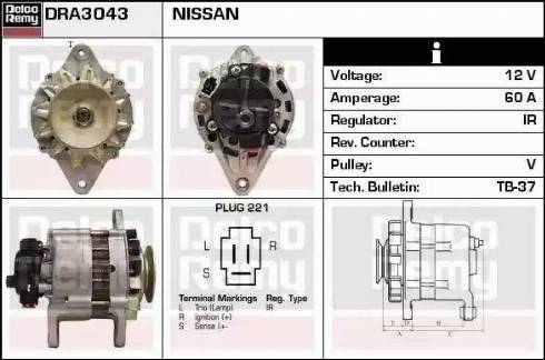 Remy DRA3043 - Alternatore autozon.pro