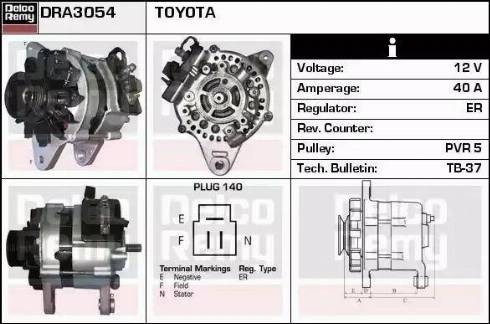 Remy DRA3054 - Alternatore autozon.pro