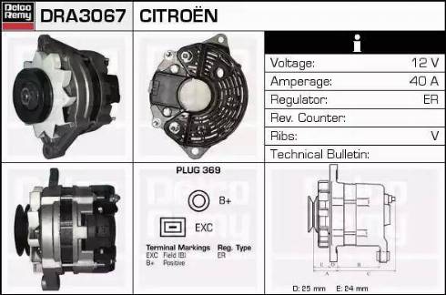 Remy DRA3067 - Alternatore autozon.pro