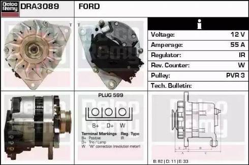 Remy DRA3089 - Alternatore autozon.pro