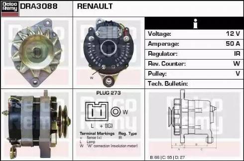 Remy DRA3088 - Alternatore autozon.pro