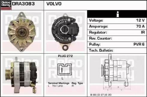 Remy DRA3083 - Alternatore autozon.pro