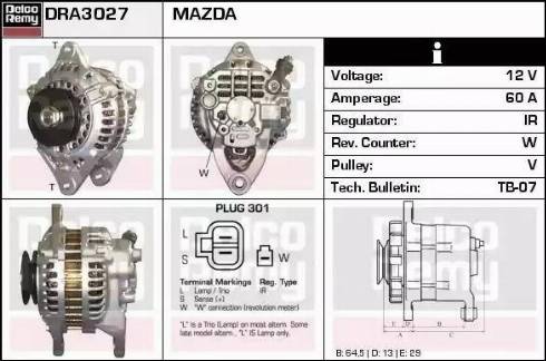 Remy DRA3027 - Alternatore autozon.pro