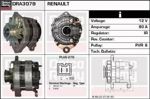 Remy DRA3079 - Alternatore autozon.pro