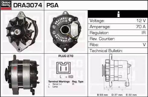 Remy DRA3074 - Alternatore autozon.pro