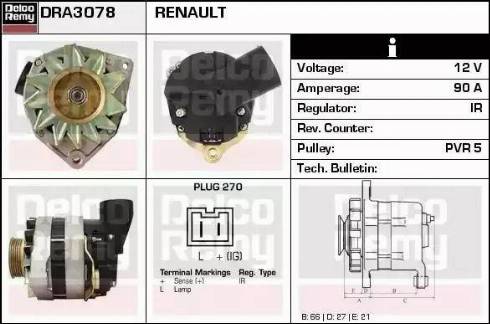 Remy DRA3078 - Alternatore autozon.pro