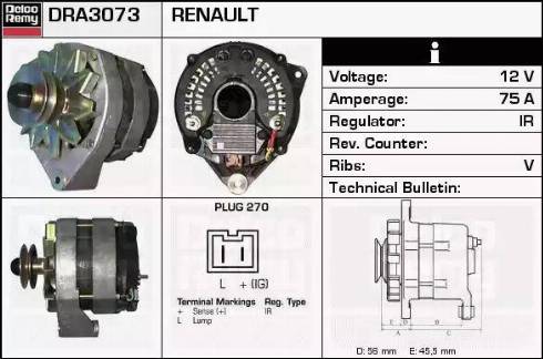 Remy DRA3073 - Alternatore autozon.pro