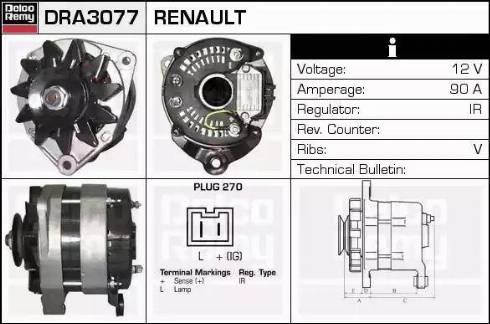 Remy DRA3077 - Alternatore autozon.pro