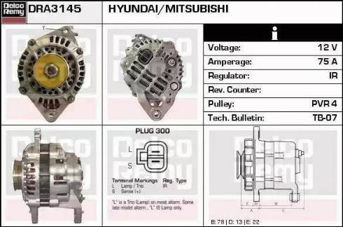 Remy DRA3145 - Alternatore autozon.pro