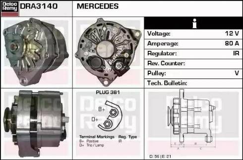 Remy DRA3140 - Alternatore autozon.pro