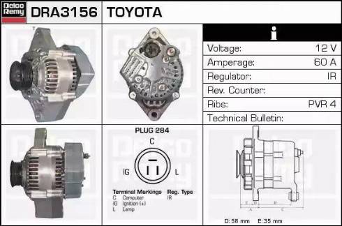 Remy DRA3156 - Alternatore autozon.pro