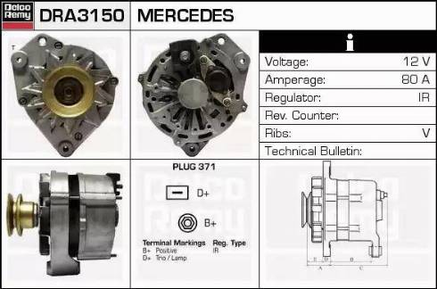 Remy DRA3150 - Alternatore autozon.pro