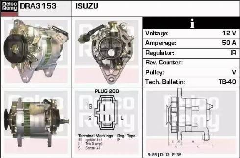 Remy DRA3153 - Alternatore autozon.pro