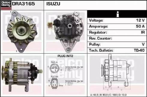 Remy DRA3165 - Alternatore autozon.pro