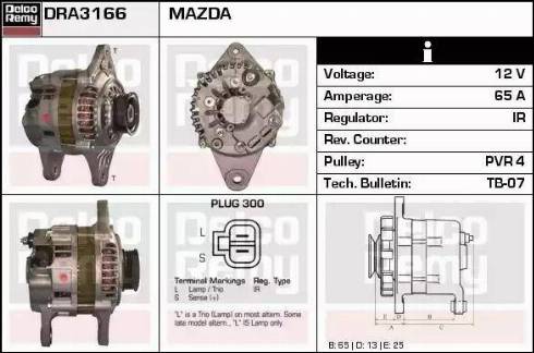 Remy DRA3166 - Alternatore autozon.pro