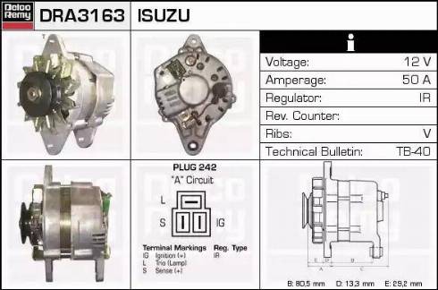 Remy DRA3163 - Alternatore autozon.pro