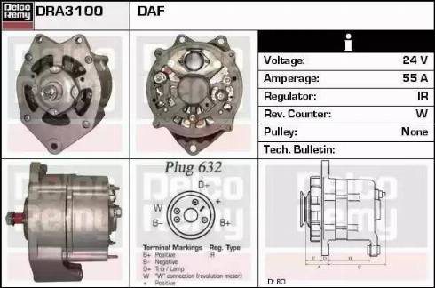 Remy DRA3100 - Alternatore autozon.pro