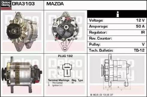 Remy DRA3103 - Alternatore autozon.pro