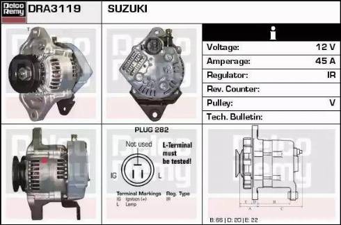 Remy DRA3119 - Alternatore autozon.pro