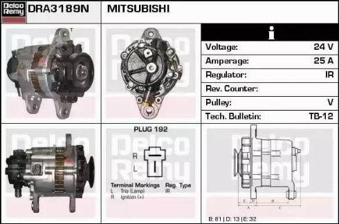 Remy DRA3189N - Alternatore autozon.pro