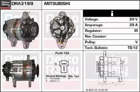 Remy DRA3189 - Alternatore autozon.pro