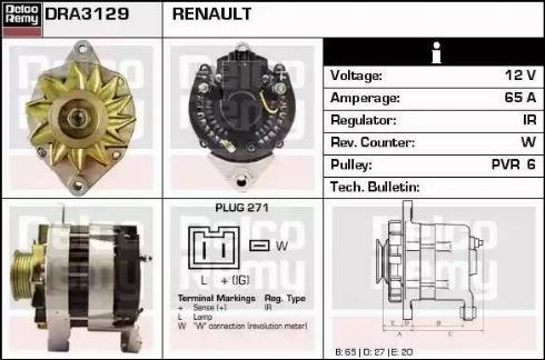 Remy DRA3129 - Alternatore autozon.pro