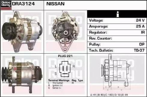 Remy DRA3124 - Alternatore autozon.pro