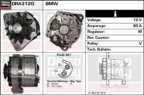 Remy DRA3120 - Alternatore autozon.pro