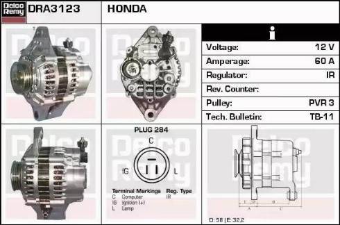 Remy DRA3123 - Alternatore autozon.pro