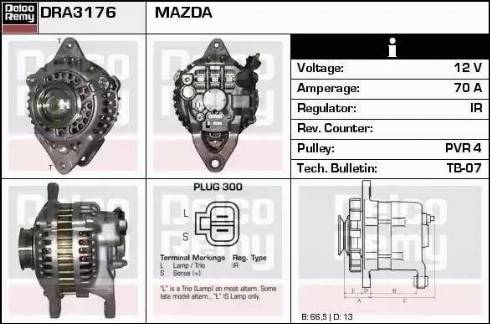 Remy DRA3176 - Alternatore autozon.pro