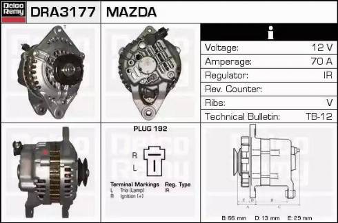 Remy DRA3177 - Alternatore autozon.pro