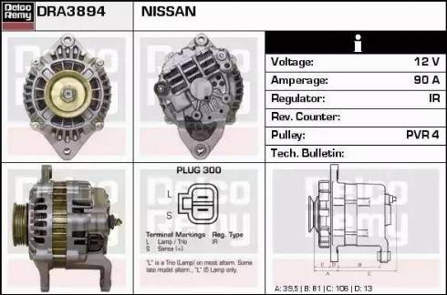 Remy DRA3894 - Alternatore autozon.pro