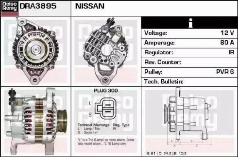 Remy DRA3895 - Alternatore autozon.pro