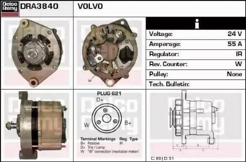 Remy DRA3840 - Alternatore autozon.pro