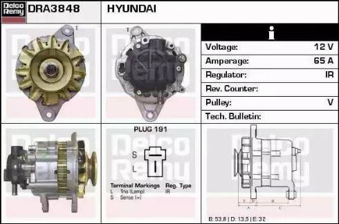 Remy DRA3848 - Alternatore autozon.pro