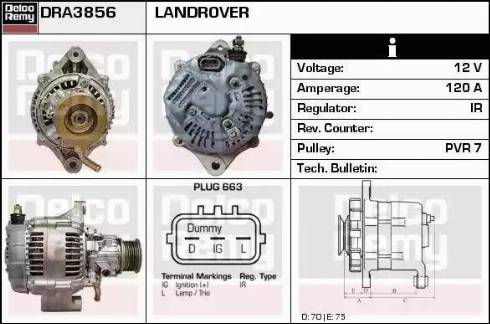 Remy DRA3856 - Alternatore autozon.pro