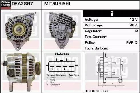 Remy DRA3867 - Alternatore autozon.pro